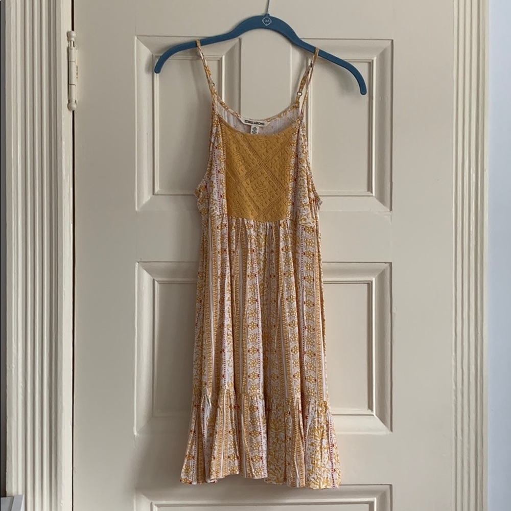 Billabong kids yellow dress